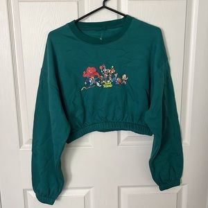 Looney tunes tune squad crop top sweater